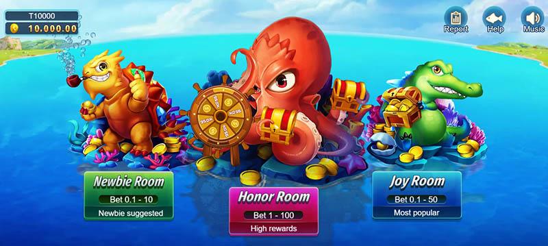 Bắn cá Mega Fishing - Chinh phụ mê cung dưới đại dương 3 Các chế độ bắn cá