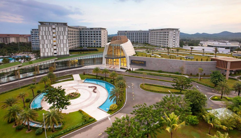 Casino được thiết kế nằm trong khuôn viên nghỉ dưỡng